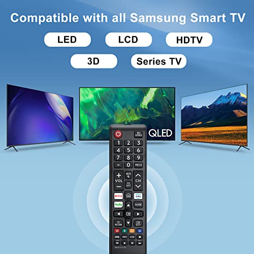 【Pack of 2】 New Universal Remote for all Samsung TV Remote, Replacement Compatible for All Samsung Smart TV, LED, LCD, HDTV, 3D, Series TV