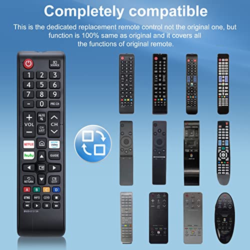 【Pack of 2】 New Universal Remote for all Samsung TV Remote, Replacement Compatible for All Samsung Smart TV, LED, LCD, HDTV, 3D, Series TV