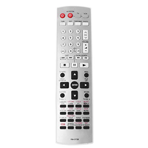 Wondiwe Remote Theater, Remote Control Replacement for Panasonic EUR7722X10 DVD Smart Television TV Controller Home Theater Systems