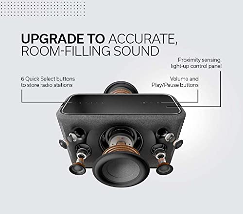 Denon Home 350 Wireless Smart Speaker – Powerful Stereo Sound, Wi-Fi & Bluetooth, HEOS Built-in, Alexa Built-in, Siri & AirPlay 2, Spotify Connect, Multi-Room Support, White