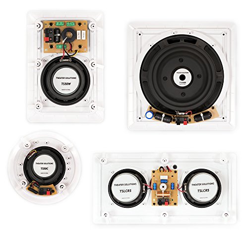 Theater Solutions TST55 in Wall and in Ceiling 1150W Home Theater 5.1 Speaker System