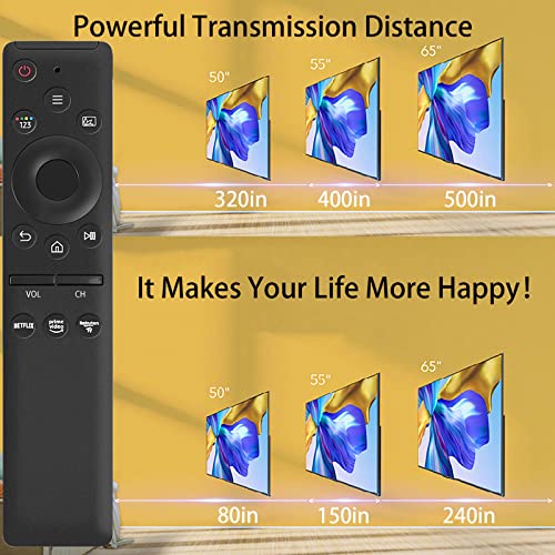 Universal Remote Control compatible for Samsung Smart-TV LCD LED UHD QLED 4K HDR TV Remote, with NETFLIX and Prime Video Buttons
