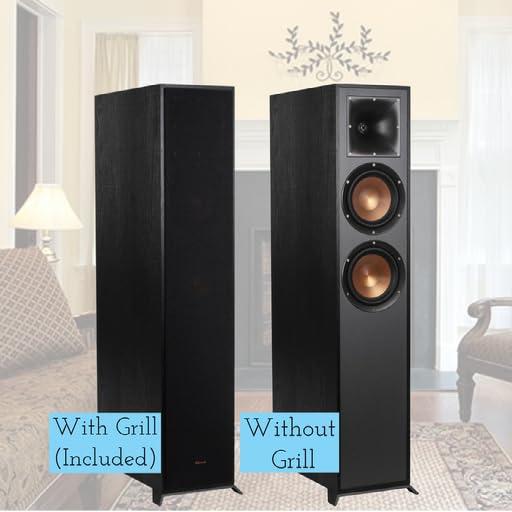 Klipsch Reference R-610F 5.1 Home Theater System, Black with RX-V4A 5.2-Channel AV Receiver with 8K HDMI and MusicCast