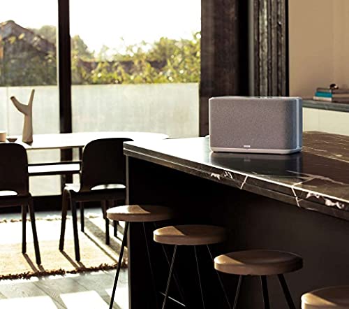 Denon Home 350 Wireless Smart Speaker – Powerful Stereo Sound, Wi-Fi & Bluetooth, HEOS Built-in, Alexa Built-in, Siri & AirPlay 2, Spotify Connect, Multi-Room Support, White