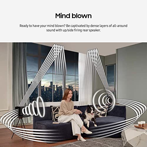 SAMSUNG HW-Q990C 11.1.4ch Soundbar w/ Wireless Dolby Audio, Rear Speakers Included w/ Q-Symphony, SpaceFit Sound Pro, Adaptive Sound, Game Mode Pro, Airplay 2, AVA, Alexa Built-In