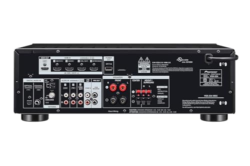 Pioneer VSX-534 Home Audio Smart AV Receiver 5.2-Ch HDR10, Dolby Vision, Atmos and Virtual Enabled with 4K and Bluetooth