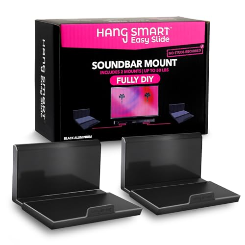 Easy Install TV Soundbar Wall Mount Bracket