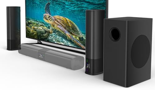 Smart Sound Bars with Subwoofer and Bluetooth