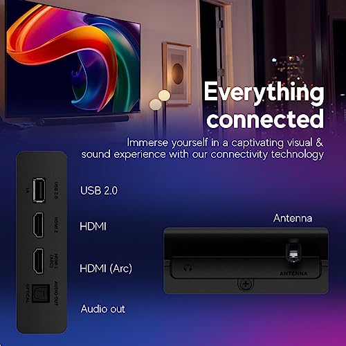 VIZIO 40" D-Series FHD LED Smart TV, Bluetooth Capable with Smartcast Built-in + Wall Mount Included (No Stands) D40FM-K09 (Renewed)