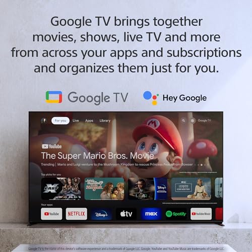 Sony 75 Inch 4K Ultra HD TV BRAVIA 3 LED Smart Google TV with Dolby Vision HDR and Exclusive Features for Playstation®5 (K-75S30), 2024 Model