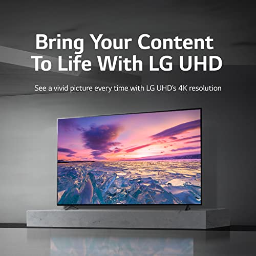 LG 65-Inch Class UQ7570 Series 4K Smart TV, AI-Powered 4K, Cloud Gaming (65UQ7570PUJ, 2022), Black