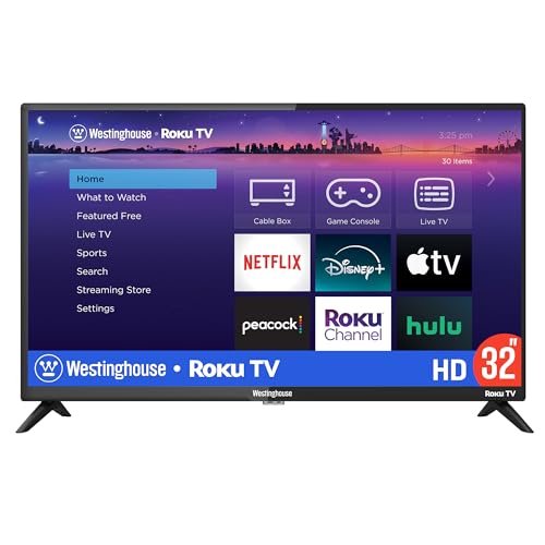 32" Smart Roku TV with Wi-Fi and Voice Control