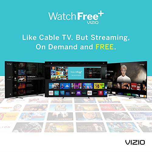 VIZIO D-Series 720p Smart TV with Apple AirPlay and Chromecast Built-in, Screen Mirroring for Second Screens, & 150+ Free Streaming Channels, D32h-J09, Model (Renewed), 32 inches