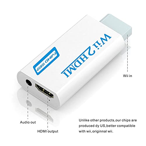 GANA Wii to HDMI Converter with Audio Support