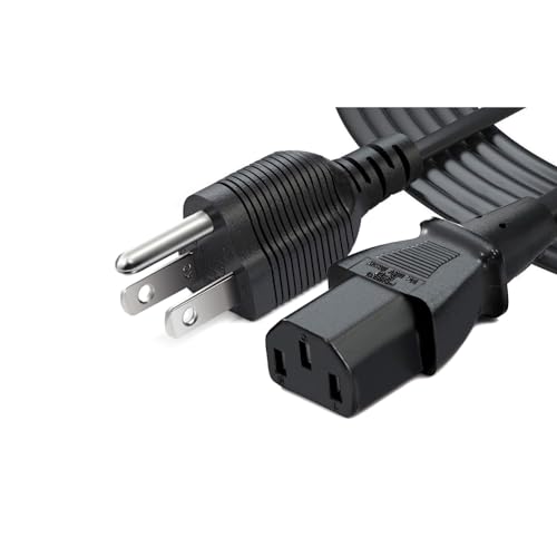Chanzon 10ft Universal Power Cord for Monitors & TVs
