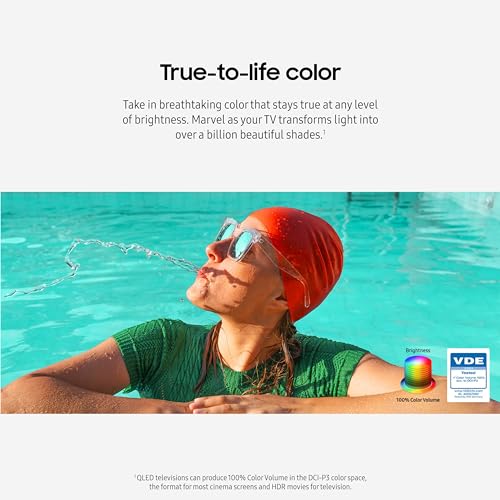 SAMSUNG QN50Q60DAFXZA 50 Inch Q60D QLED 4K Smart TV with Quantum HDR and 2 Year Amber Protection Plan (2024)