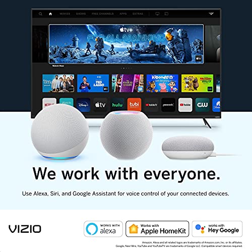 VIZIO D-Series 720p Smart TV with Apple AirPlay and Chromecast Built-in, Screen Mirroring for Second Screens, & 150+ Free Streaming Channels, D32h-J09, Model (Renewed), 32 inches