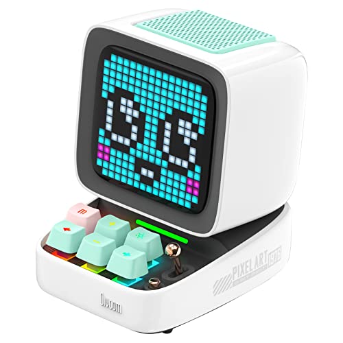 Divoom Ditoo Pixel Art Bluetooth Speaker, Smart Alarm