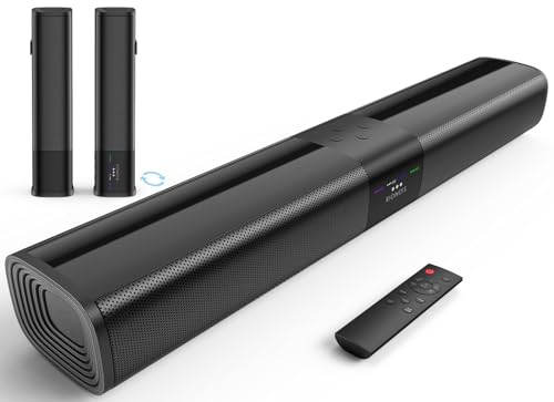 Detachable 20" Sound Bar for Smart TVs