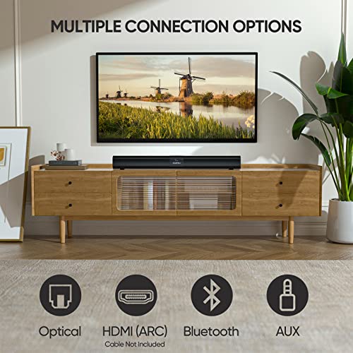 Saiyin 24" Sound Bar with HDMI, Bluetooth, AUX