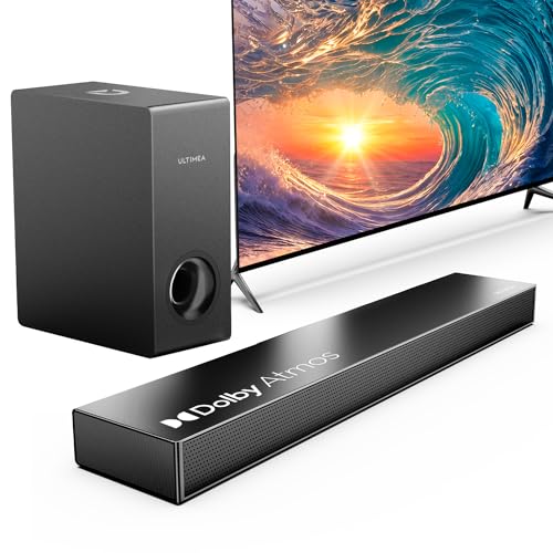 Dolby Atmos Sound Bar with Subwoofer, 190W