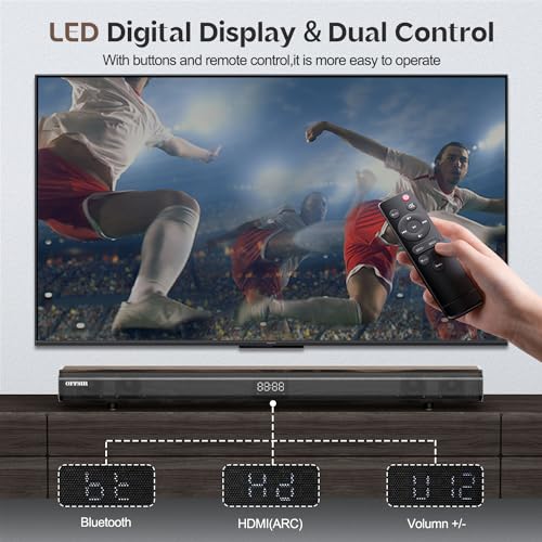 OFFSIR 32" Bluetooth Soundbar with 6 Speakers