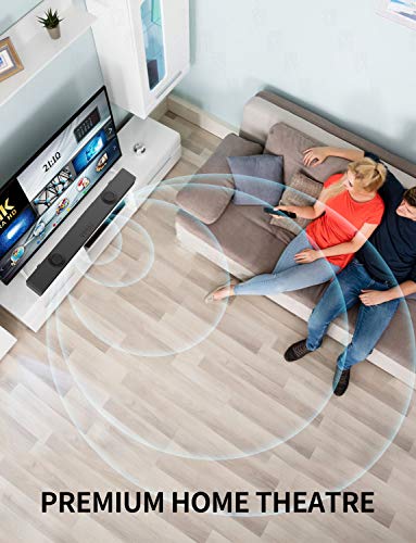 38-Inch 2.1 Sound Bar with Built-In Subwoofers