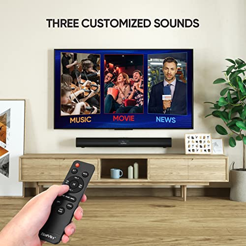 Saiyin 24" Sound Bar with HDMI, Bluetooth, AUX