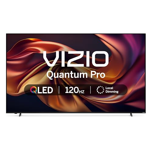 VIZIO 65-inch Quantum Pro 4K QLED 120Hz Smart TV with 1,000 nits brightness, Dolby Vision, Local Dimming, 240FPS @ 1080p PC Gaming, WiFi 6E, Apple AirPlay, Google Cast Built-in (VQP65C-84, 2023)