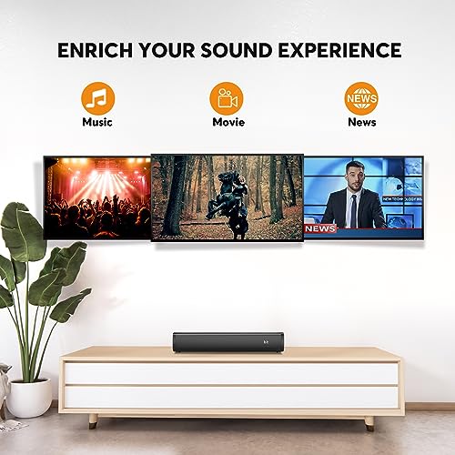 Wohome 2.1ch Bluetooth Soundbar with Voice Enhancement