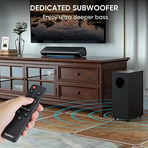 Saiyin 2.1 Soundbar with Subwoofer for TV