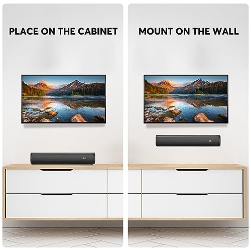 Wohome 2.1ch Bluetooth Soundbar with Voice Enhancement