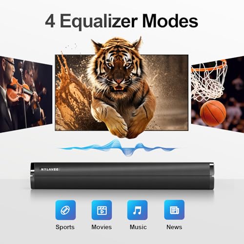 Nylavee 2.1ch Bluetooth Sound Bar with Subwoofer