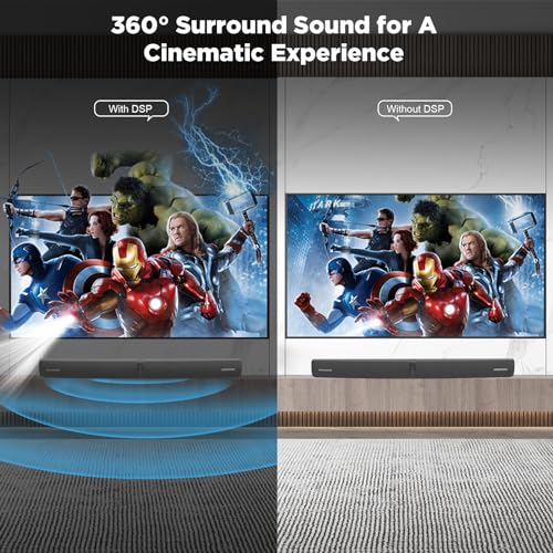 70W Bluetooth Sound Bar for Smart TVs