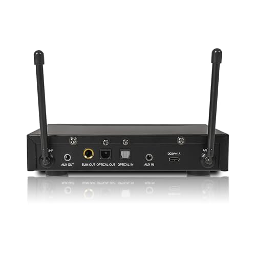 Wireless Karaoke Mixer System with Handheld Microphones
