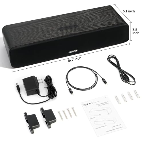 40W Wooden Sound Bar for Smart TVs
