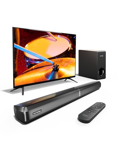 ULTIMEA 4.1ch Bluetooth Sound Bar with Subwoofer