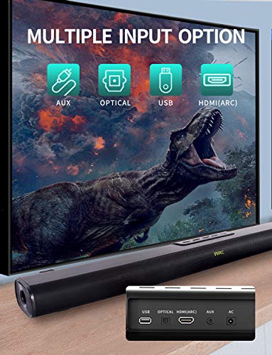 Bluetooth Sound Bar with Built-in Subwoofer