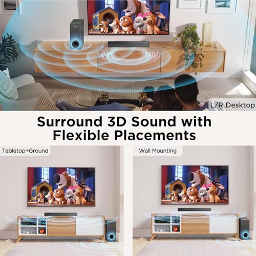 Hiwill 100W Sound Bar with 5.25'' Subwoofer