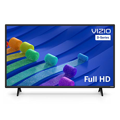 VIZIO 43-inch D-Series Full HD 1080p Smart TV with Apple AirPlay and Chromecast Built-in, Alexa Compatibility, D43f-J04, 2022 Model