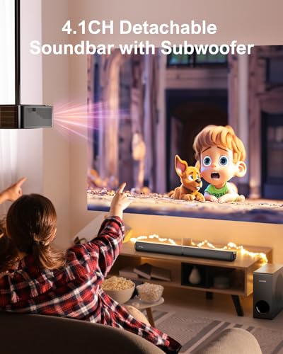 ULTIMEA 4.1ch Bluetooth Sound Bar with Subwoofer