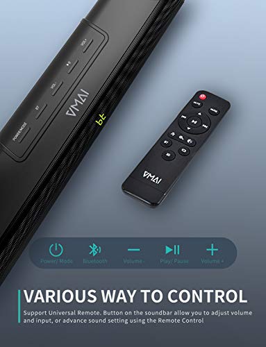 Bluetooth Sound Bar with Built-in Subwoofer