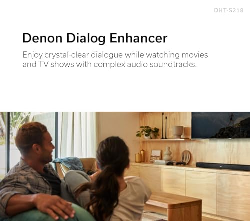 Denon DHT-S218 2.1-Channel Dolby Atmos Sound Bar