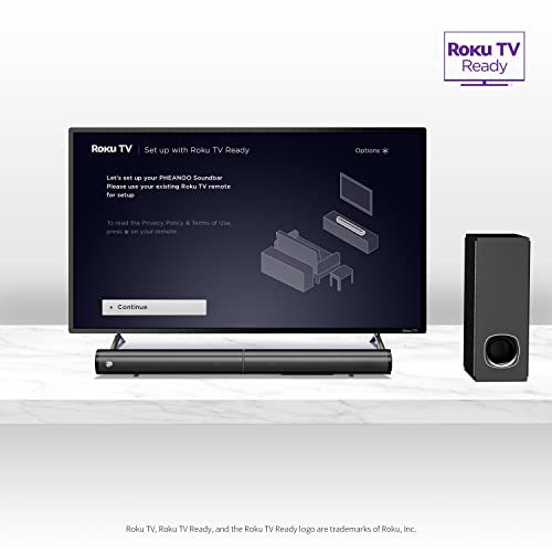 PHEANOO 2.1 CH Soundbar with Subwoofer & Connectivity