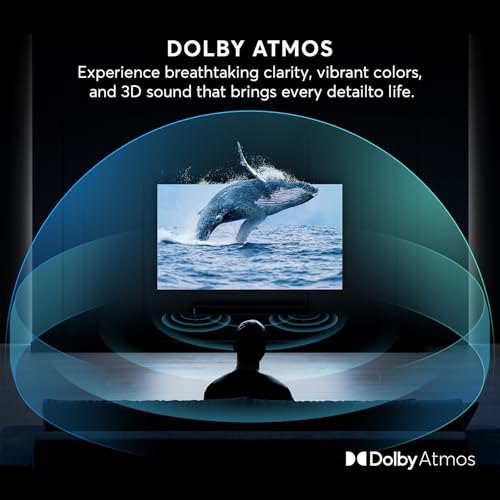 GEOYEAO 2.1ch Dolby Atmos Soundbar for Smart TVs