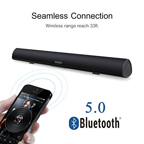 80W 34-Inch Bestisan Bluetooth Soundbar Speaker
