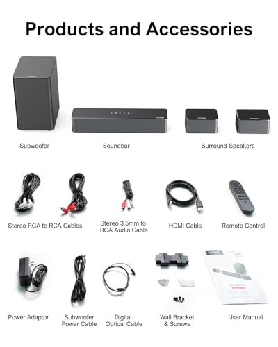 ULTIMEA 5.1 Dolby Atmos Sound Bar System