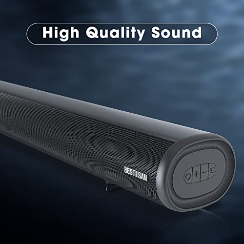 BESTISAN 34-Inch Bluetooth Sound Bar for TVs