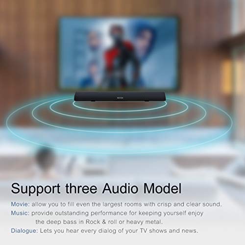 80W 34-Inch Bestisan Bluetooth Soundbar Speaker