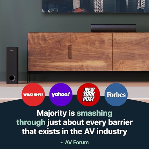 15" Bluetooth Soundbar with Subwoofer for TV